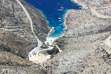 Image showing Overview on Zakynthos island