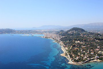 Image showing Overview on Zakynthos island