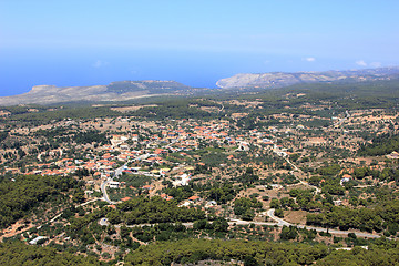 Image showing Overview on Zakynthos island