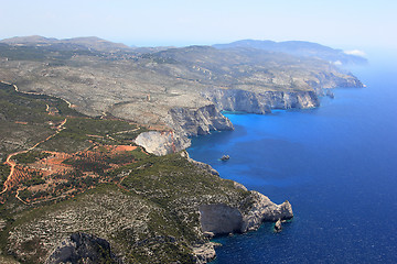 Image showing Overview on Zakynthos island