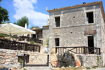 Image showing A small Greek village