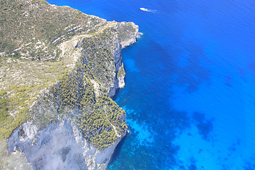 Image showing Overview on Zakynthos island