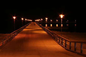 Image showing Bridge at Night