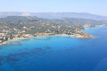 Image showing Overview on Zakynthos island