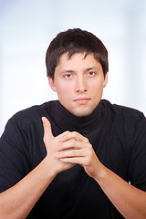 Image showing Young casual man portrait