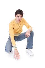 Image showing Portrait of a casual young man.