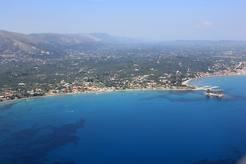 Image showing Overview on Zakynthos island