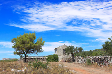 Image showing A small Greek village