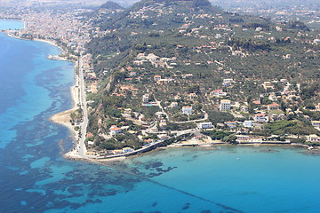 Image showing Overview on Zakynthos island