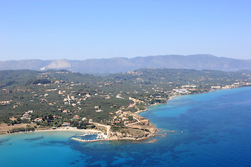 Image showing Overview on Zakynthos island