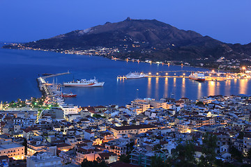 Image showing Nigh view on Zante town