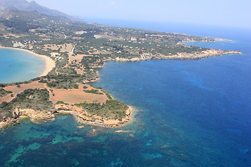 Image showing Overview on Zakynthos island