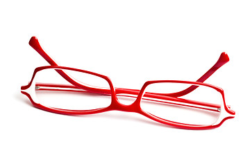 Image showing Red glasses