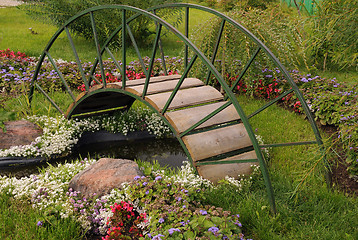 Image showing Garden Arched Bridge