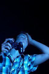 Image showing Teen gamer