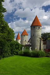 Image showing Medieval towers