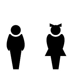 Image showing man woman sign