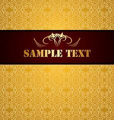 Image showing Illustration luxury background card for design