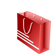 Image showing Realistic illustration of red packet for shopping