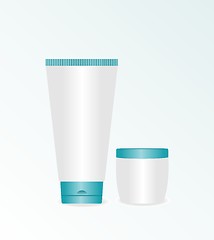 Image showing Realistic illustration of cream cosmetic 