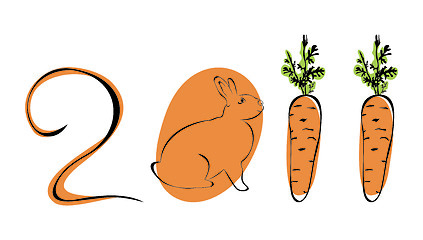 Image showing Rabbit is symbol 2011