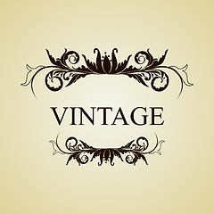 Image showing Illustration vintage background