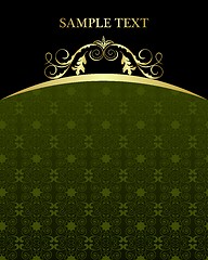 Image showing Illustration luxury background card for design