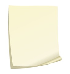 Image showing Note paper
