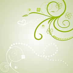 Image showing Floral background for design