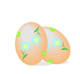 Image showing Realistic illustration easter egg's