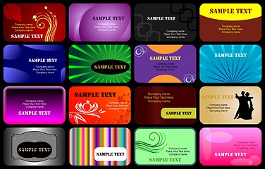 Image showing Various business cards