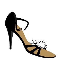 Image showing woman shoe