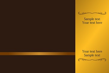 Image showing Luxury card or invitation