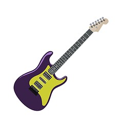 Image showing Realistic illustration electric guitar