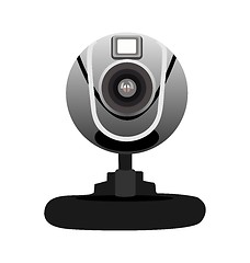 Image showing Realistic illustration of web camera