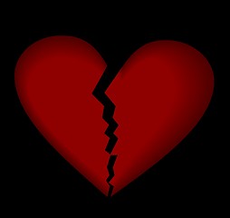 Image showing Broken heart