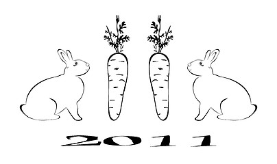 Image showing Rabbit is symbol 2011