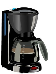 Image showing Realistic illustration of coffee maker