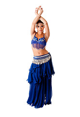 Image showing Arabic belly dancer