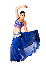 Image showing Arabic belly dancer