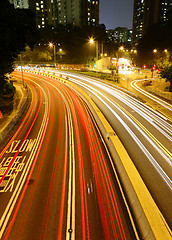 Image showing highway at night