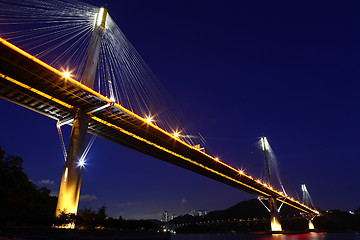 Image showing Ting Kau Bridge in Hong Kong