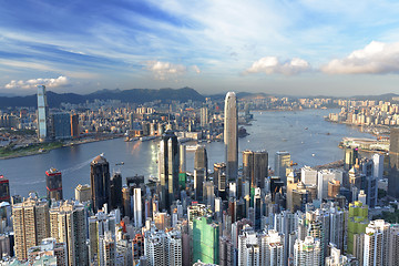 Image showing Hong Kong downtown