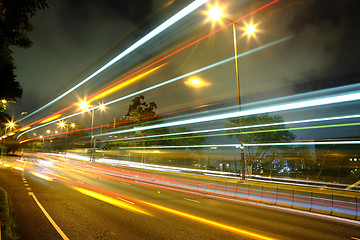 Image showing highway at night