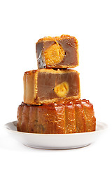 Image showing moon cake for Chinese mid autumn festival