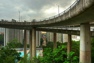 Image showing megacity highway