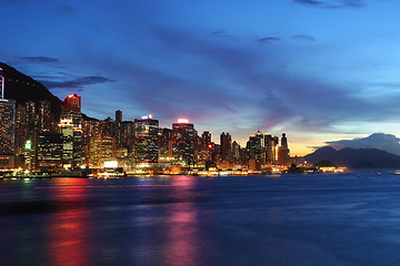 Image showing Hong Kong skyline