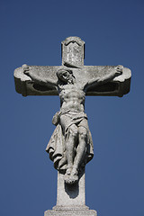 Image showing crucifix and blue sky