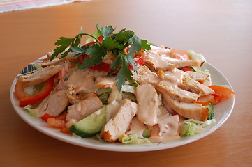 Image showing chicken sallad