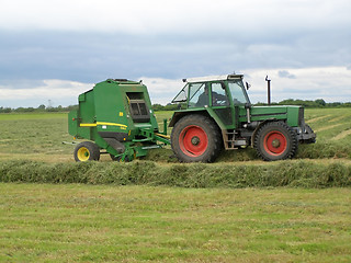 Image showing Hay gathering 4